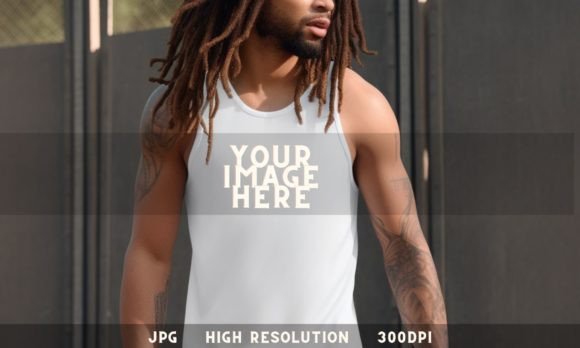 Bella Canvas 3480 Mens White Tank Mockup Review