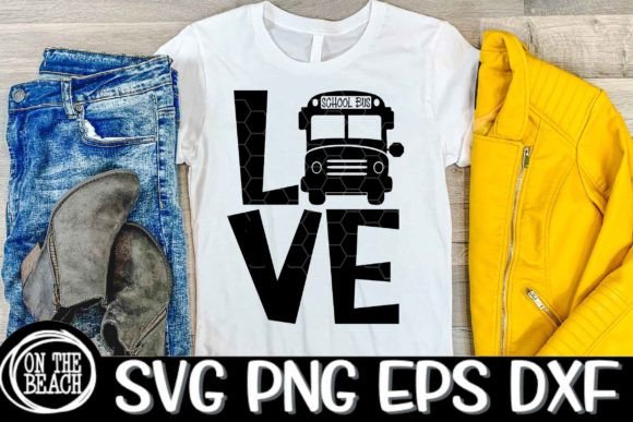 Bus Driver Love SVG PNG EPS DXF Graphics