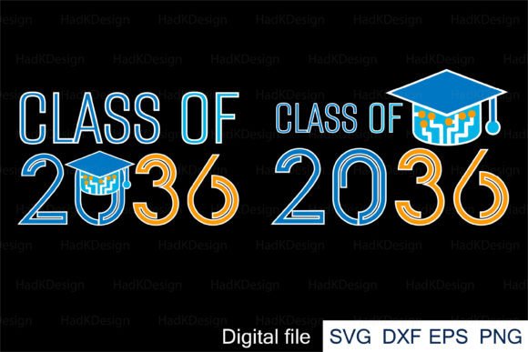 Class of 2036 Pre-K Graduate Preschool Graphics