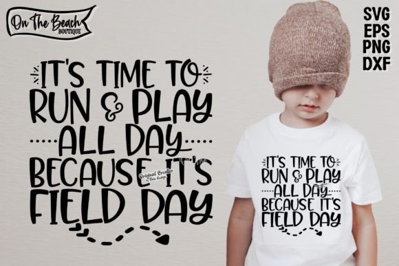 It's Time to Run Play Field Day SVG Graphics