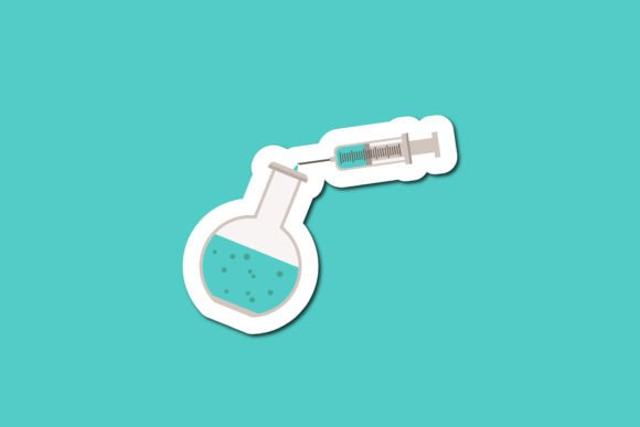 Nurse Doctor Sticker Icon Potion Graphics