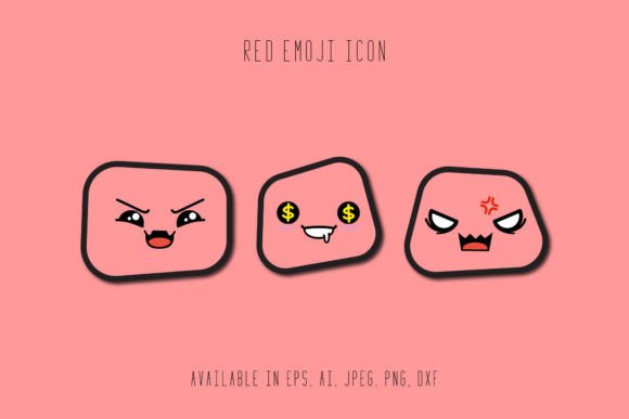 Red Emoji Icon Review