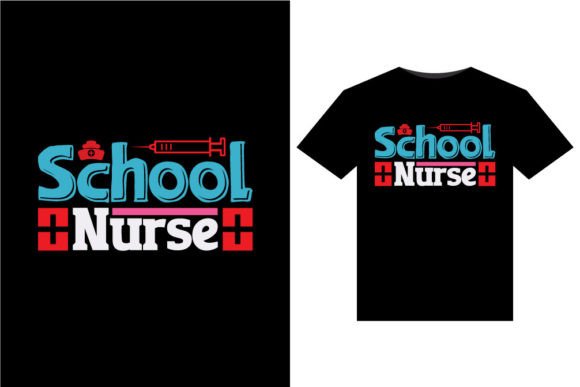 School Nurse T-Shirts Design Graphics
