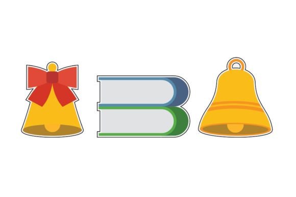 School Sticker Color Graphics