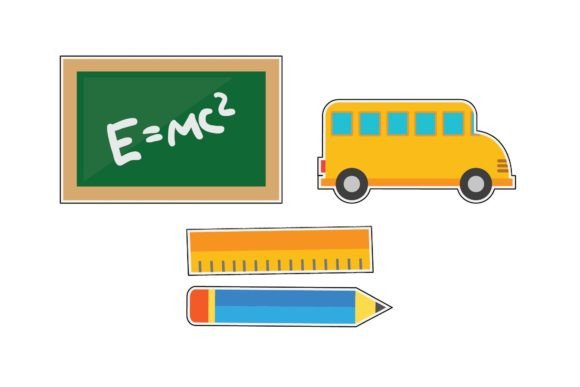 School Sticker Design: Graphics for Creative Branding