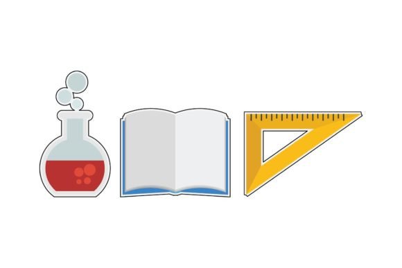 School Sticker Study Graphics