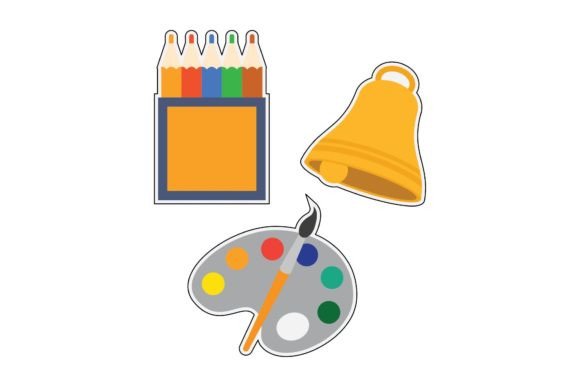 School Sticker University Graphics