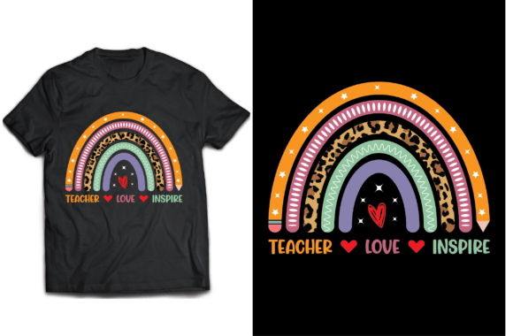 Teacher's Day T-shirt Design Vector